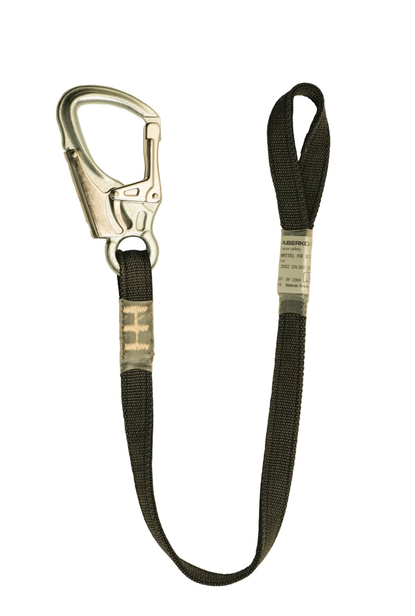 Πυρίμαχος ιμάντας ασφαλείας 0,75m Haberkorn ARAX CONNECT με καραμπίνερ