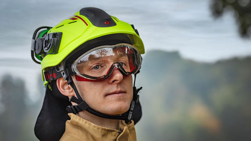 Γυαλιά δασοπυρόσβεσης Rosenbauer για κράνος HEROS H10