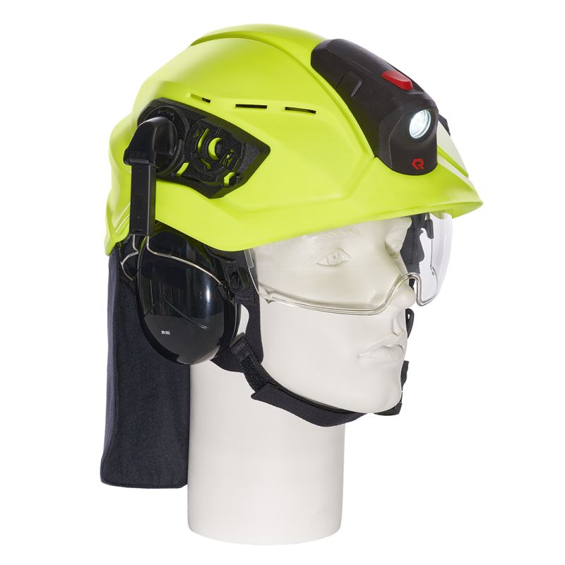 Βάσεις φακού & ωτοασπίδων για κράνος HEROS H10