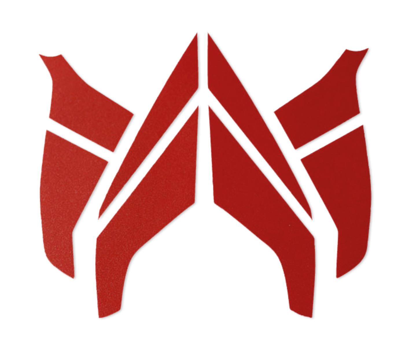 Αυτοκόλλητα κόκκινα για κράνος HEROS TITAN